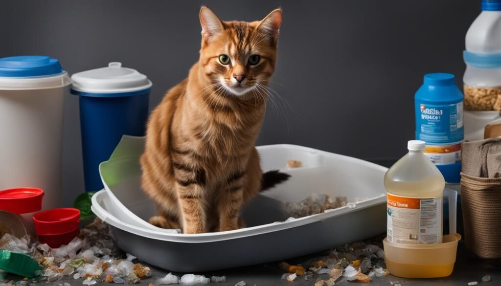 causes of cat litter box smell